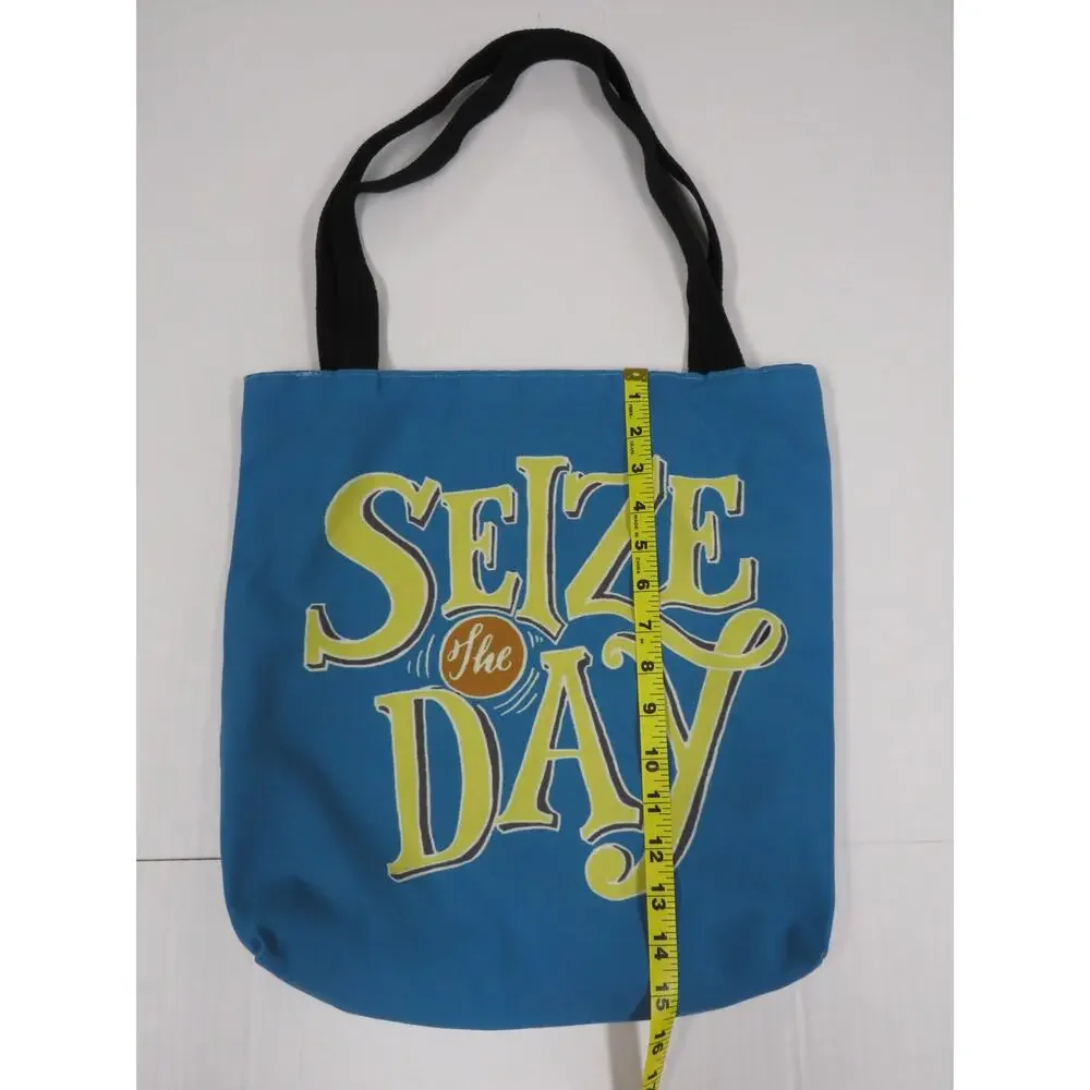 Tote Bag Seize the Day Fun Vacation Musical Theatre Fall Autumn Back to School